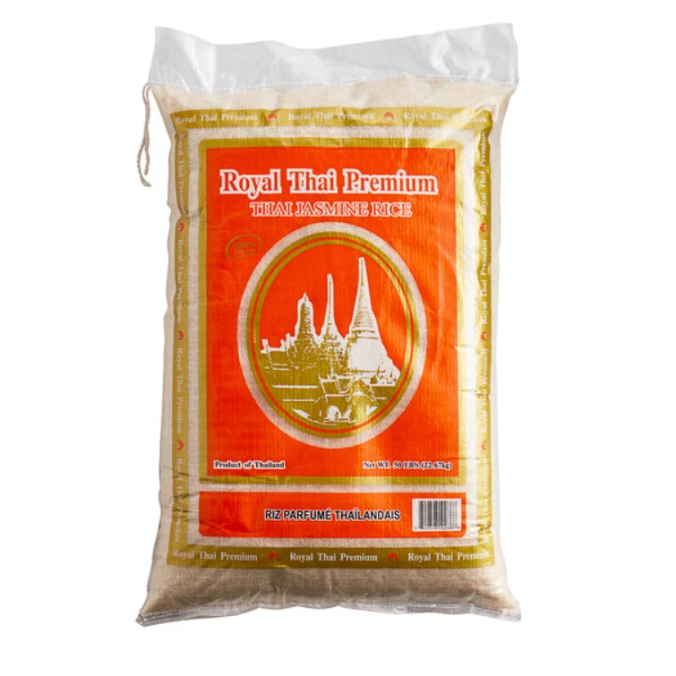 Royal Thai Jasmine Rice - 50 lb